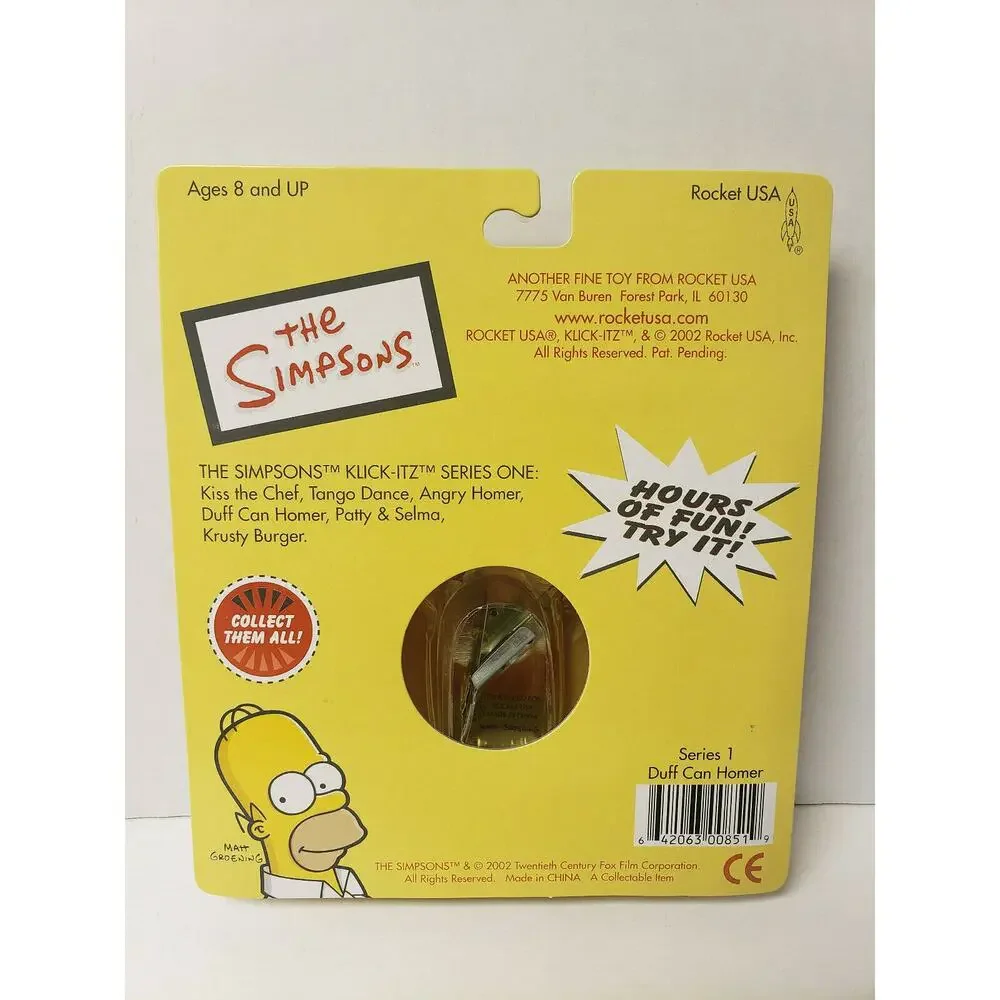 Simpons Klick-Itz Metal Click Toy 